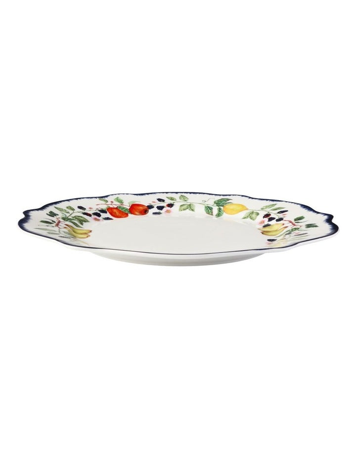 Frutta Scallop Rim Plate 27cm in Multi