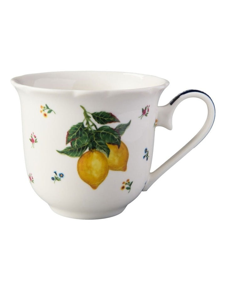 Frutta Scallop Cup and Saucer 200ml in Multi