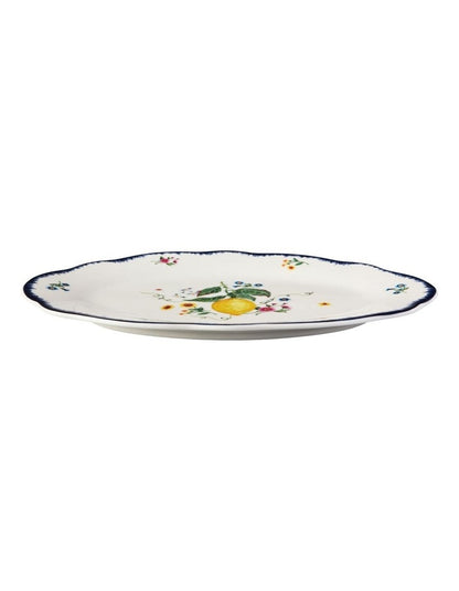 Frutta Scallop Oval Rim Platter 26x17cm in Multi
