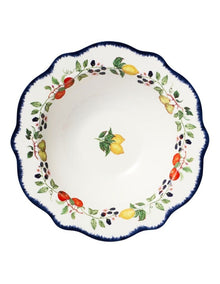 Frutta Scallop Serving Bowl 29x8cm in Multi