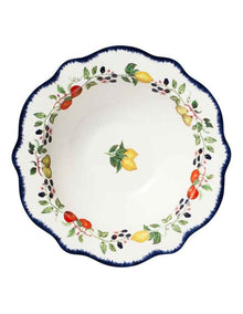 Frutta Scallop Serving Bowl 29x8cm in Multi