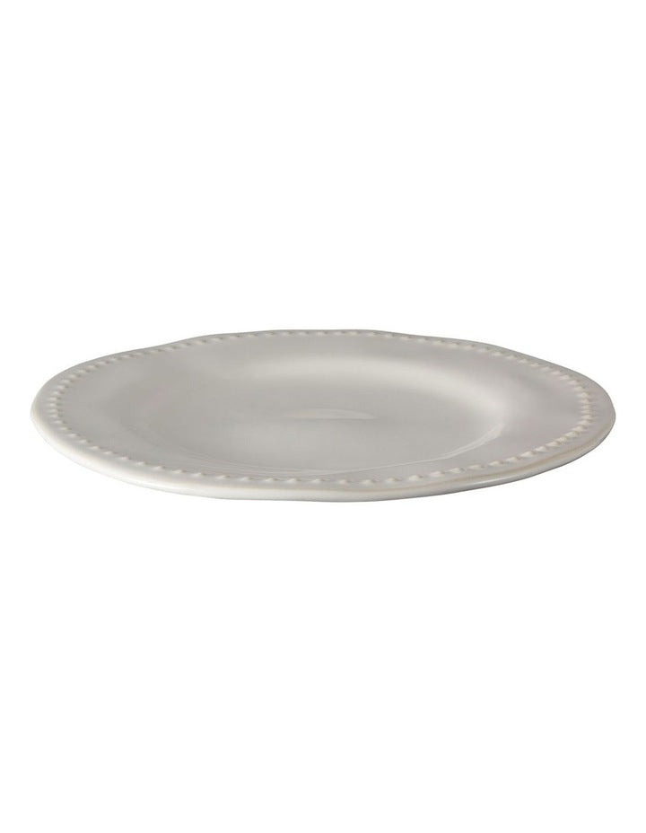 Punto Rim Plate 27.5cm in Ecru