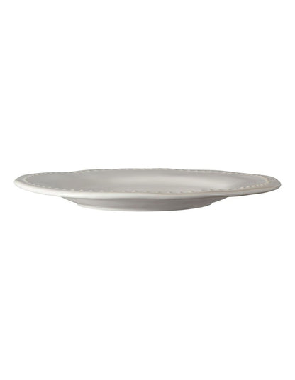 Punto Rim Plate 27.5cm in Ecru