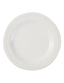 Punto Rim 12 Piece Dinner Set in Ecru