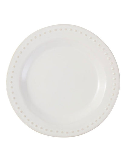 Punto Rim 12 Piece Dinner Set in Ecru