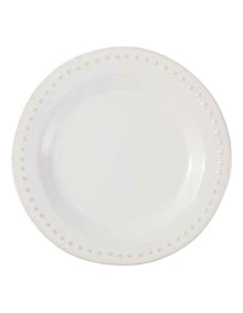 Punto Rim 12 Piece Dinner Set in Ecru