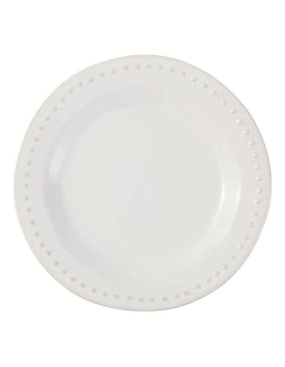 Punto Rim 12 Piece Dinner Set in Ecru