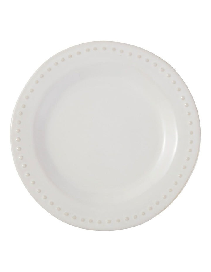 Punto Rim 12 Piece Dinner Set in Ecru