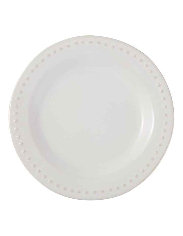 Punto Rim 12 Piece Dinner Set in Ecru