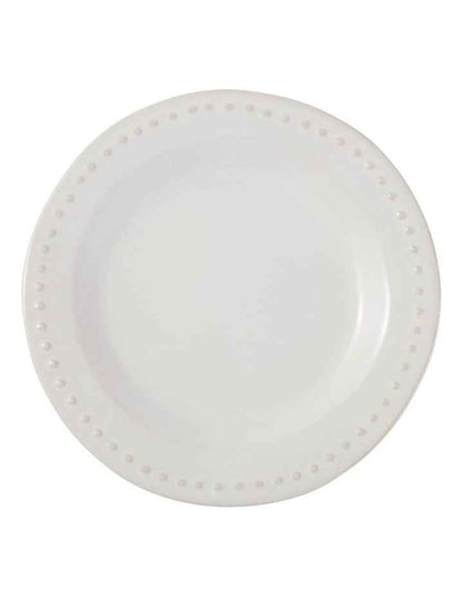 Punto Rim 12 Piece Dinner Set in Ecru
