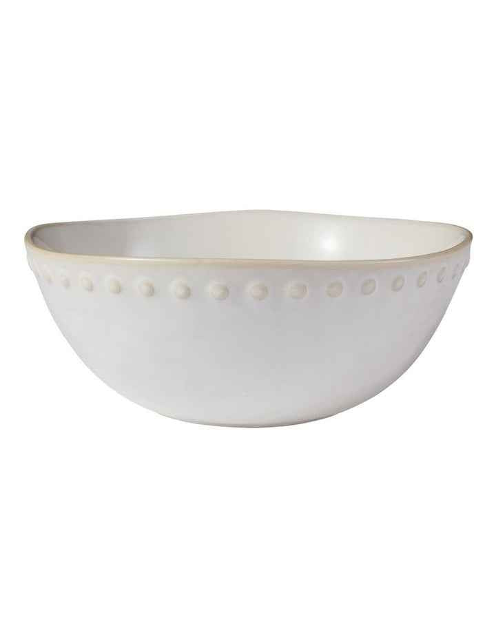 Punto Rim 12 Piece Dinner Set in Ecru