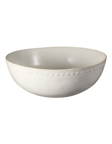 Punto Coupe Serving Bowl 25x8.5cm in Ecru