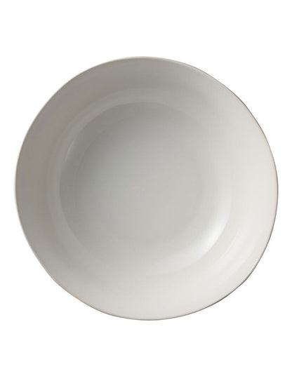 Punto Coupe Serving Bowl 25x8.5cm in Ecru