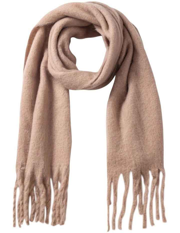 Solid Chunky Winter Scarf in Blush