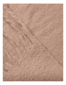 Solid Chunky Winter Scarf in Blush