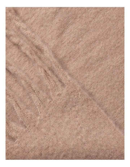 Solid Chunky Winter Scarf in Blush