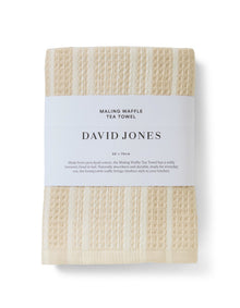 MALING NATURAL YARN DYED COTTON WAFFLE TEA TOWEL