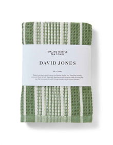 MALING SAGE YARN DYED COTTON WAFFLE TEA TOWEL