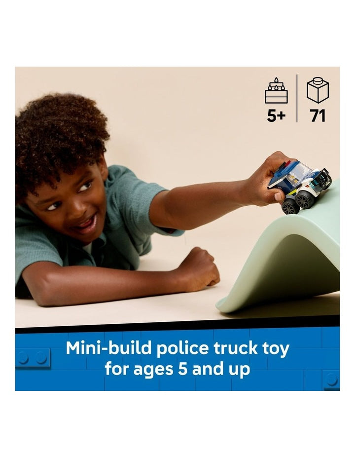 City Rides Police Truck 60481