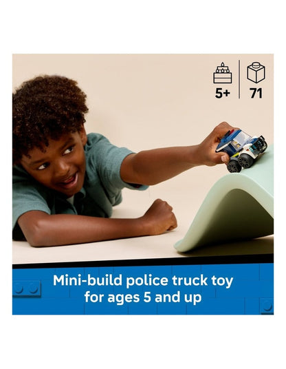 City Rides Police Truck 60481