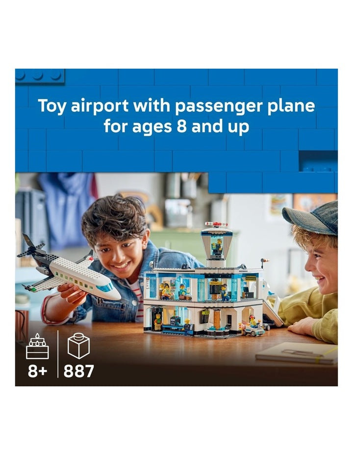 City Airport with Airplane 60502