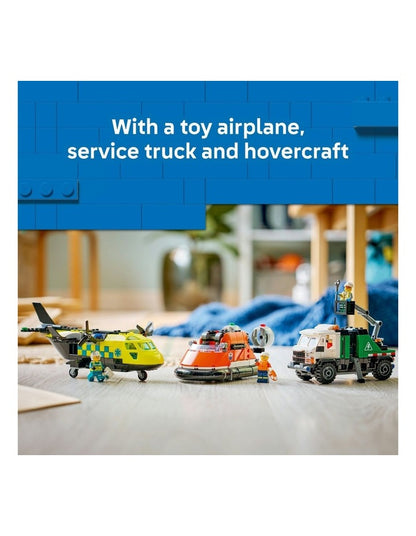 City Airplane Service Truck And Hovercraft Remix 60505