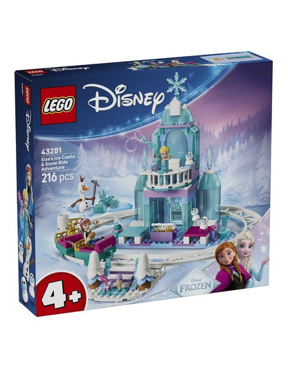 Disney Princess Elsa's Ice Castle And Snow Ride Adventure 43281