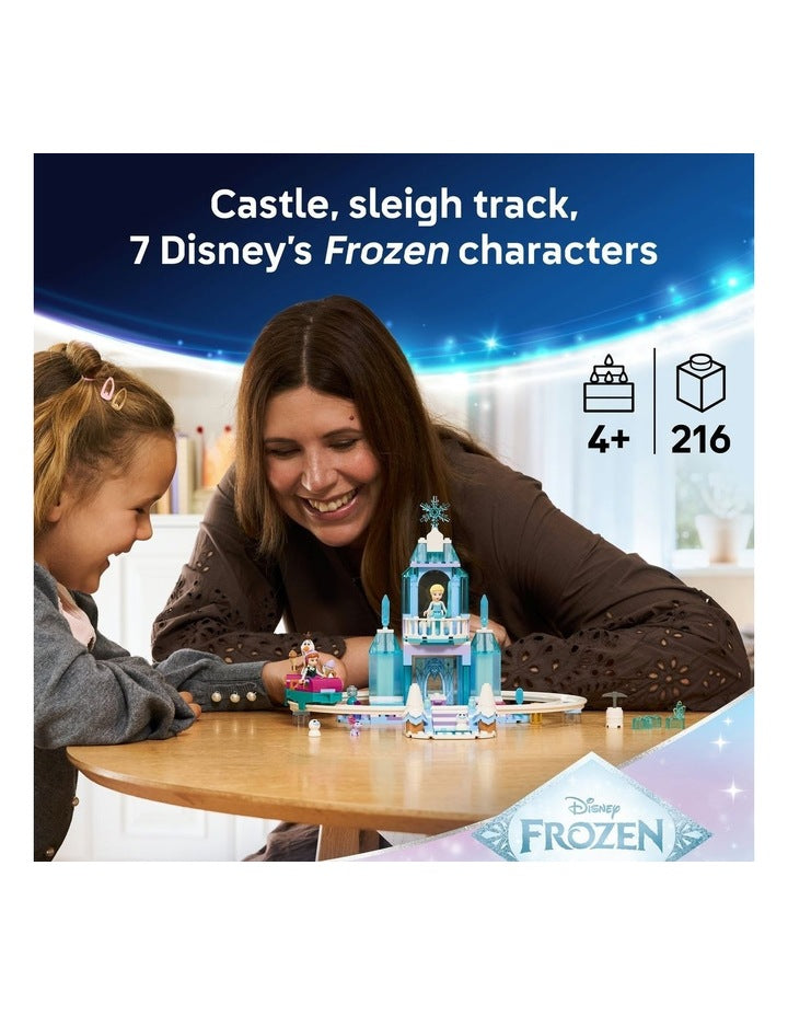 Disney Princess Elsa's Ice Castle And Snow Ride Adventure 43281