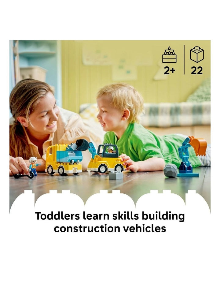 Duplo Town 3 in 1 Construction Vehicles 10475