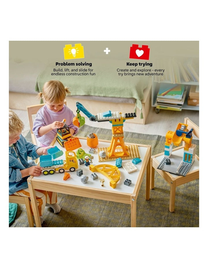Duplo Town 3 in 1 Construction Site and Vehicles 10476