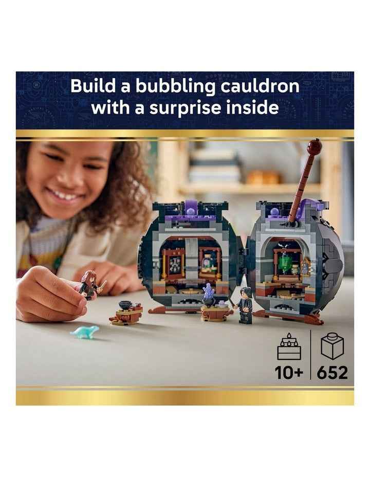 Magic Cauldron & Potions Classroom Building Set