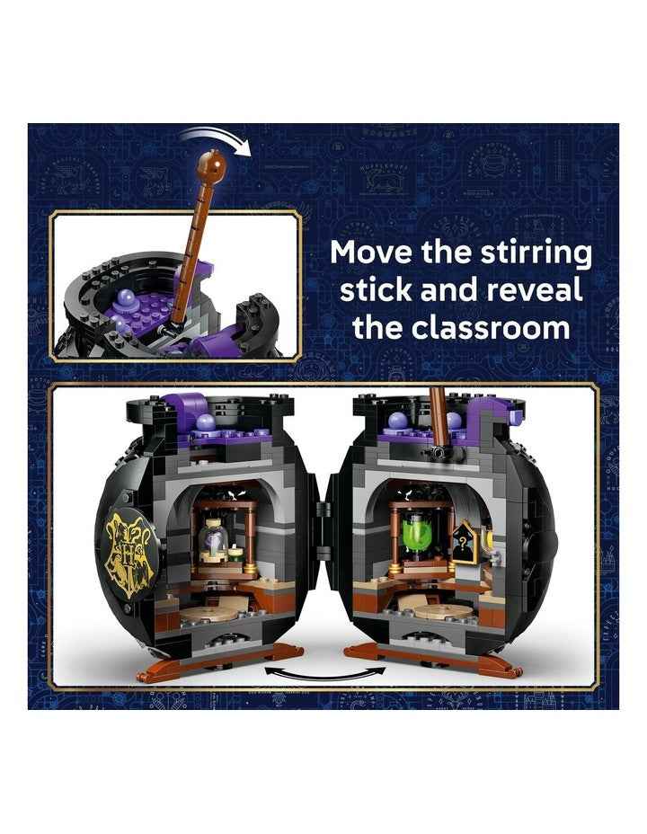 Magic Cauldron & Potions Classroom Building Set