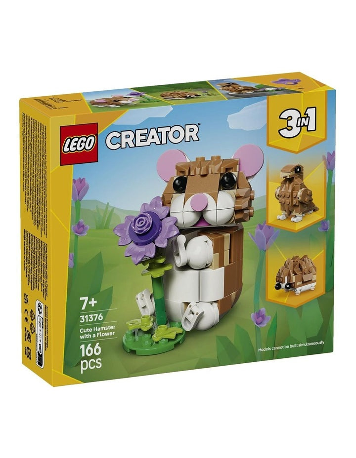 Creator Cute Hamster With A Flower 31376