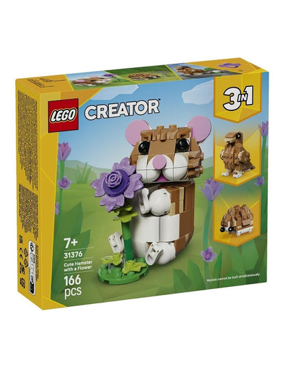 Creator Cute Hamster With A Flower 31376