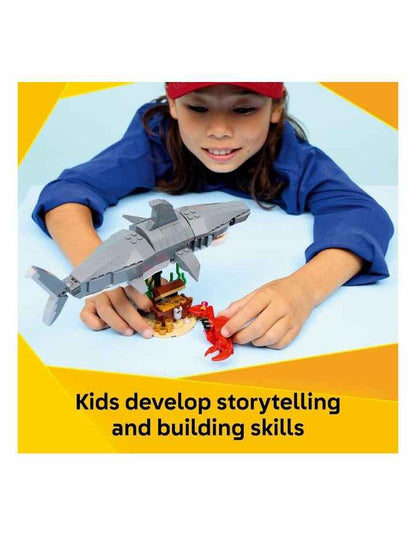 Creator Fierce Shark With A Treasure Chest 31381