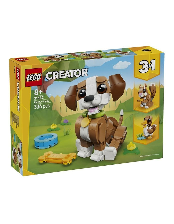 Creator Cute Animals Playful Puppy Dog 31382