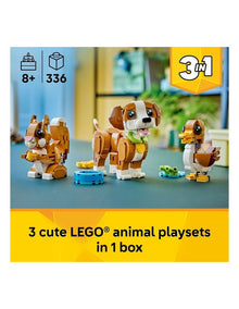 Creator Cute Animals Playful Puppy Dog 31382