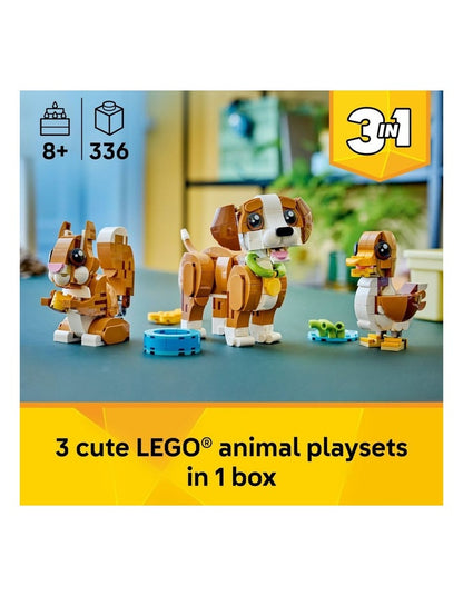 Creator Cute Animals Playful Puppy Dog 31382