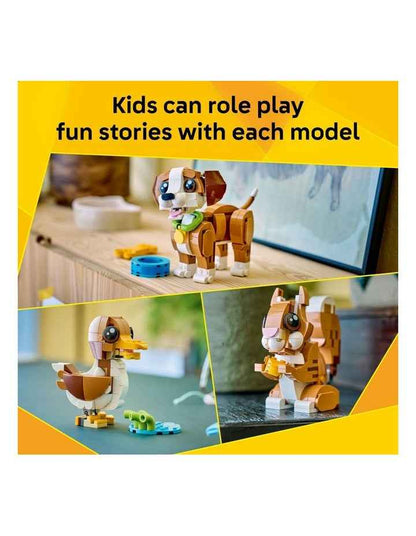 Creator Cute Animals Playful Puppy Dog 31382