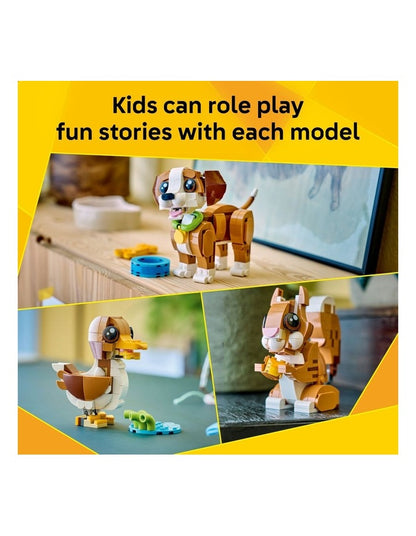 Creator Cute Animals Playful Puppy Dog 31382
