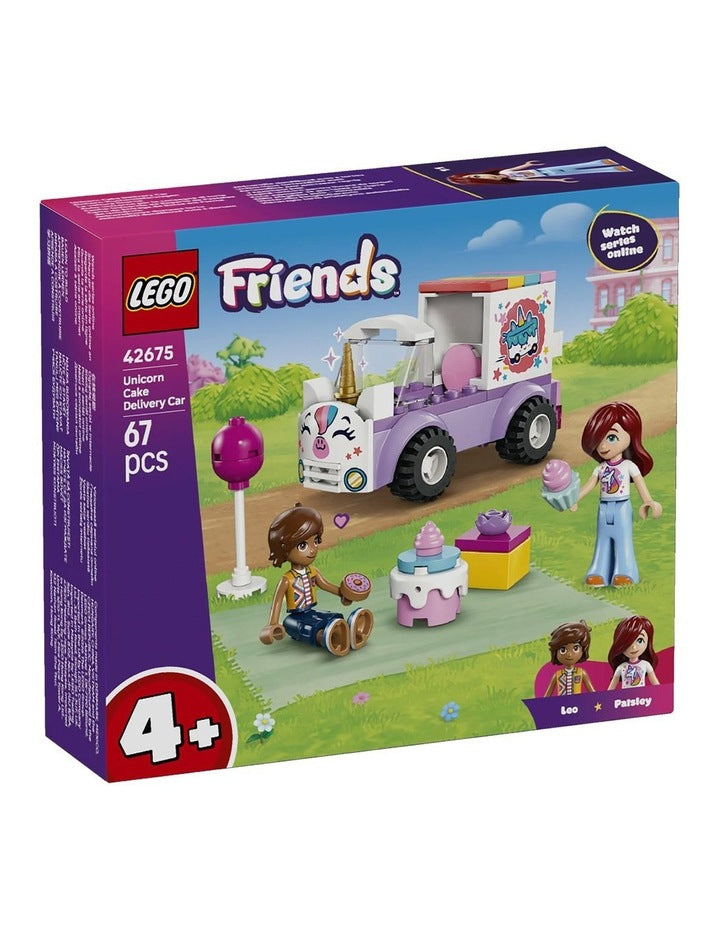 Friends Unicorn Cake Delivery Car 42675