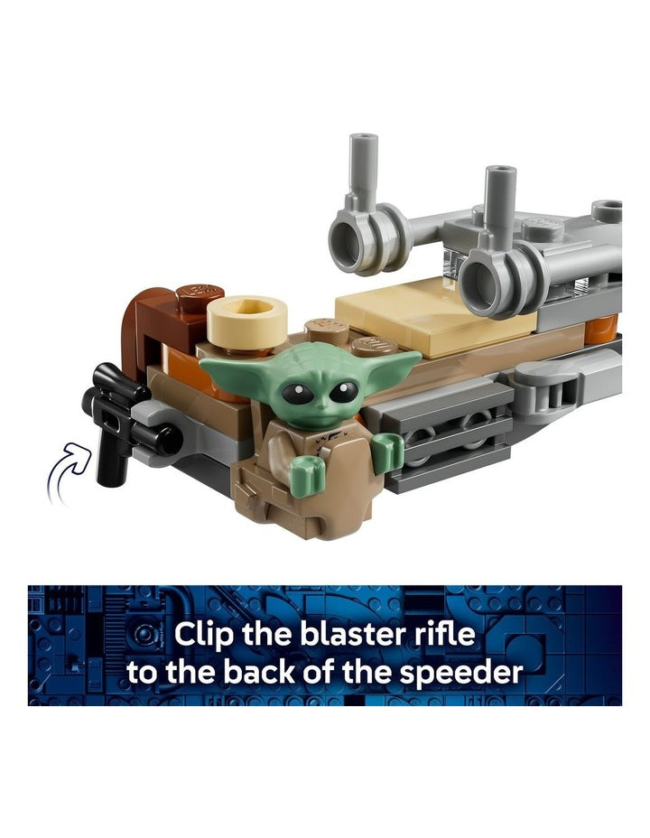 Star Wars The Mandalorian And Grogu's Speeder Bike 75436