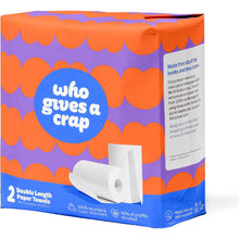 Who Gives A Crap Recycled Paper Towels Double Length Rolls 2 Pack
