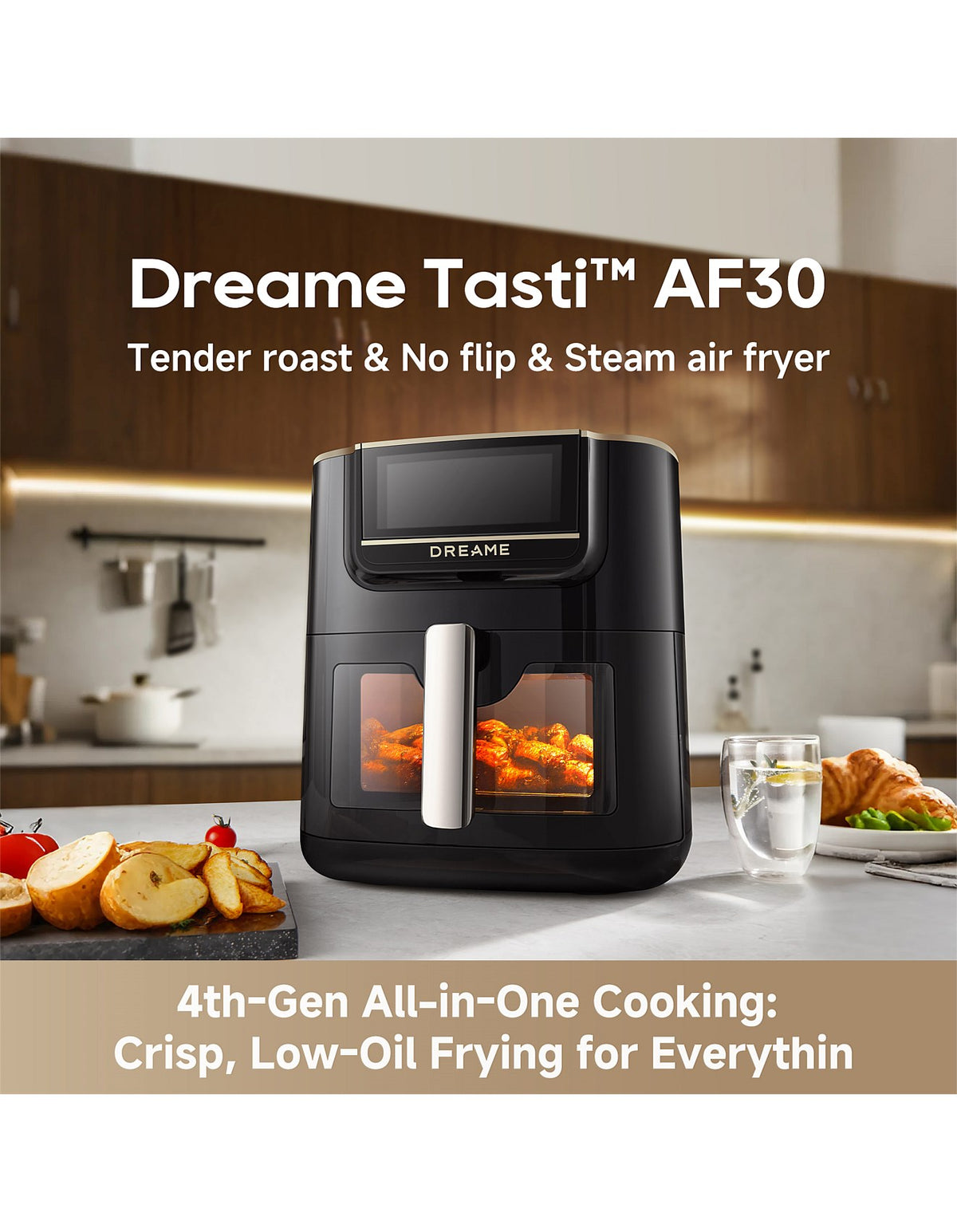 AF30 Tasti 7L Air Fryer with Steam