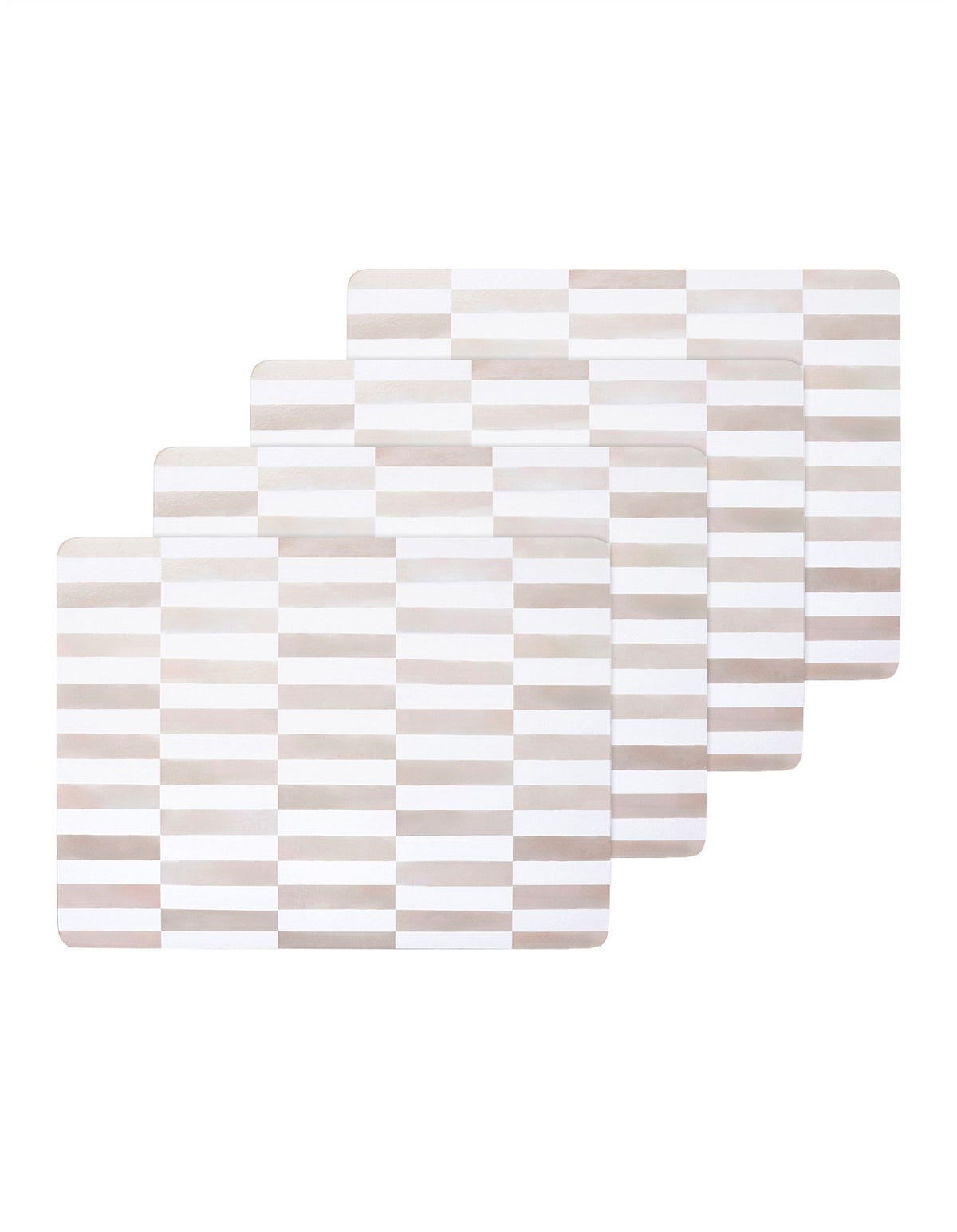 Cottesloe Check Natural Cork Backed Placemats set of 4