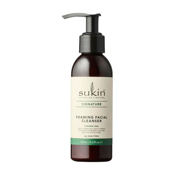 SUKIN FOAMING FACIAL CLEANSER PUMP 125ML