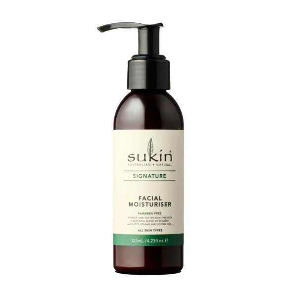 SUKIN FACIAL MOISTURISER PUMP 125ML