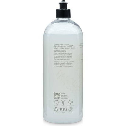 Saba Organics Floor Cleaner Lemon Scented Tea Tree 1L
