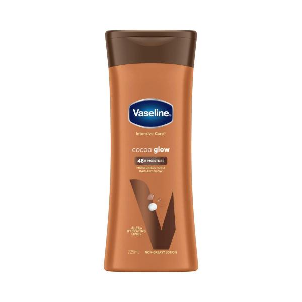 VASELINE MOISTURISING BODY LOTION INTENSIVE CARE COCOA GLOW 225ML