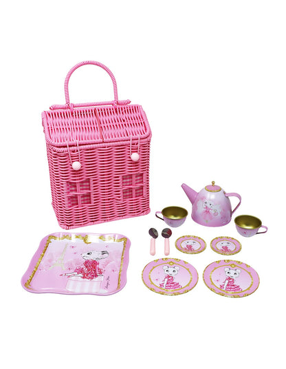 CLARIS PICNIC BASKET TEA SET